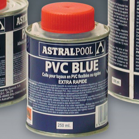 Colle bleue PVC souple / PVC rigide 250 ml